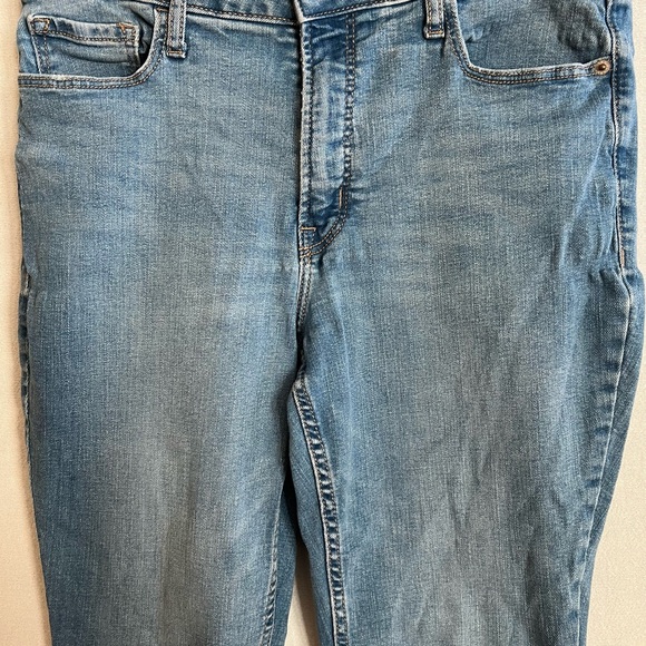 Old Navy Jeans Womens 12 Short Rockstar Skinny High Rise Light Wash Blue - Picture 4 of 7